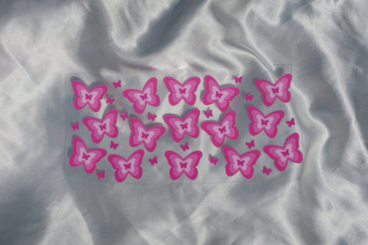 #13 Pink Butterflies UVDTF