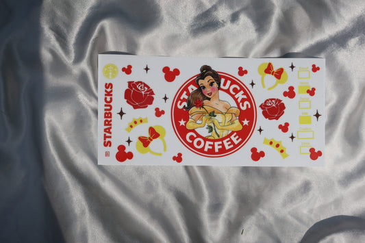 #63 Belle Starbucks UVDTF