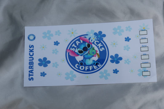 #74 Stitch Starbucks UVDTF